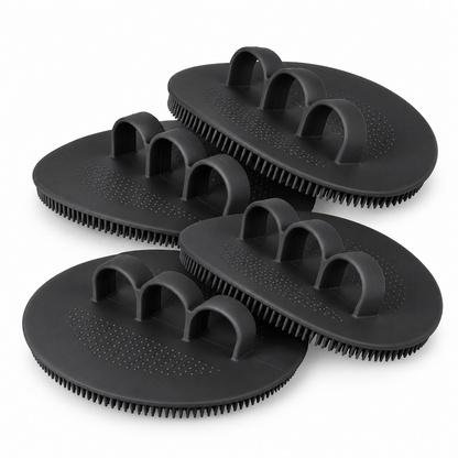 Soft Silicone Shower Scrubber – 4 Pack
