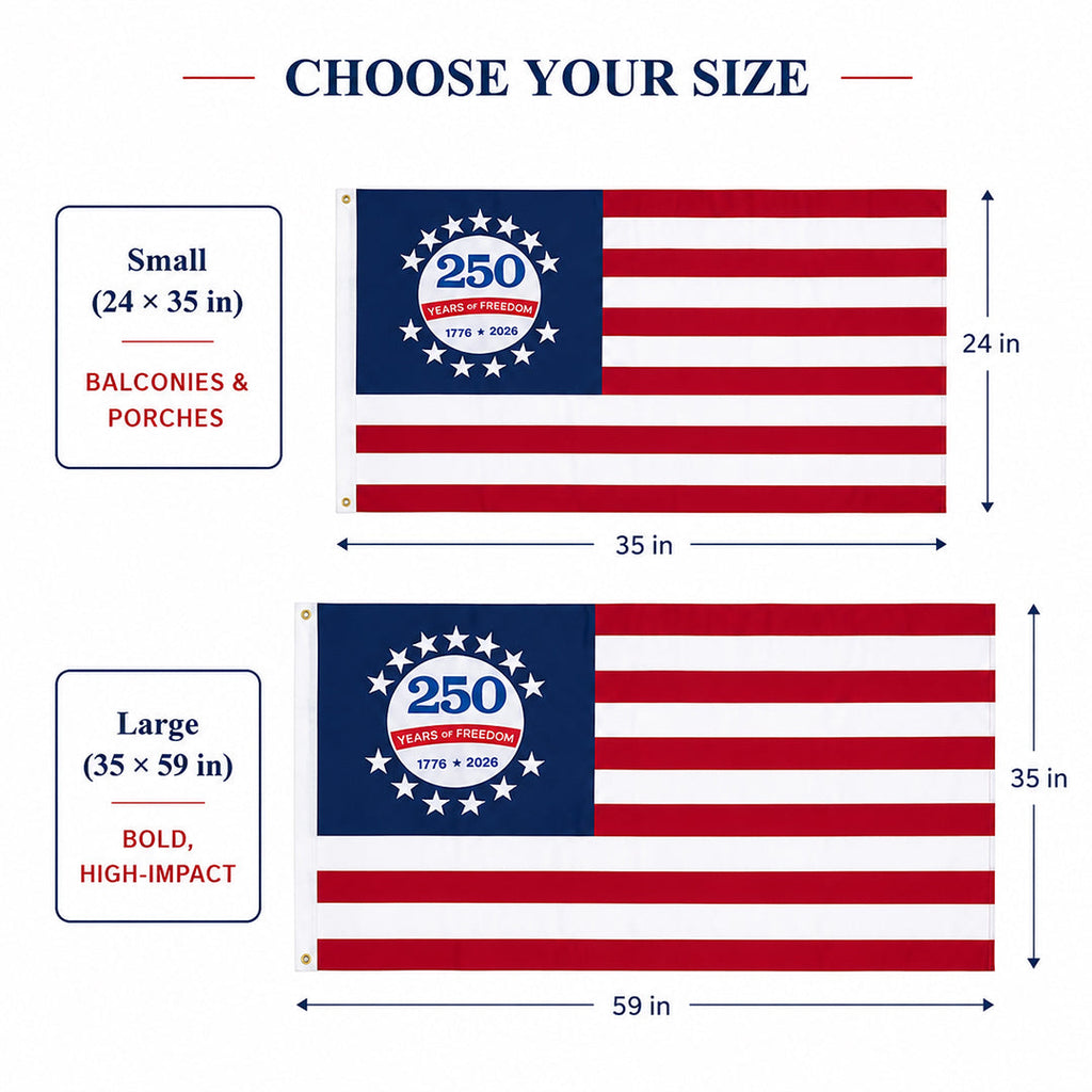 Celebrate 250 Years of Freedom with a Flag as Bold as Your Spirit