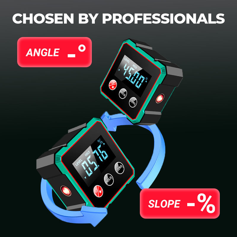 2025 Hot Sale 50% OFF💥Magnetic Digital Angle Finder with Electronic Laser