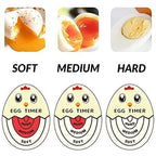 Stop Guessing! Perfect Soft & Hard Boiled Eggs Every Time – Heat Sensitive Color Changing Timer