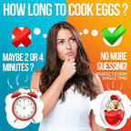 Stop Guessing! Perfect Soft & Hard Boiled Eggs Every Time – Heat Sensitive Color Changing Timer