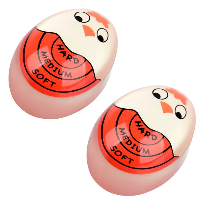 Stop Guessing! Perfect Soft & Hard Boiled Eggs Every Time – Heat Sensitive Color Changing Timer