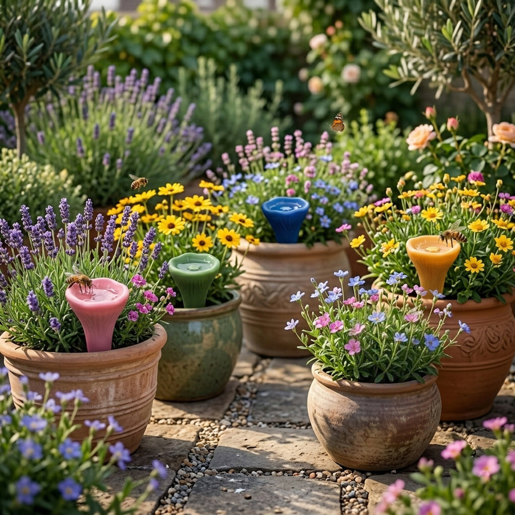 Bumblebee Insect Drinker – Colorful Water Station for Bees & Garden Pollinators