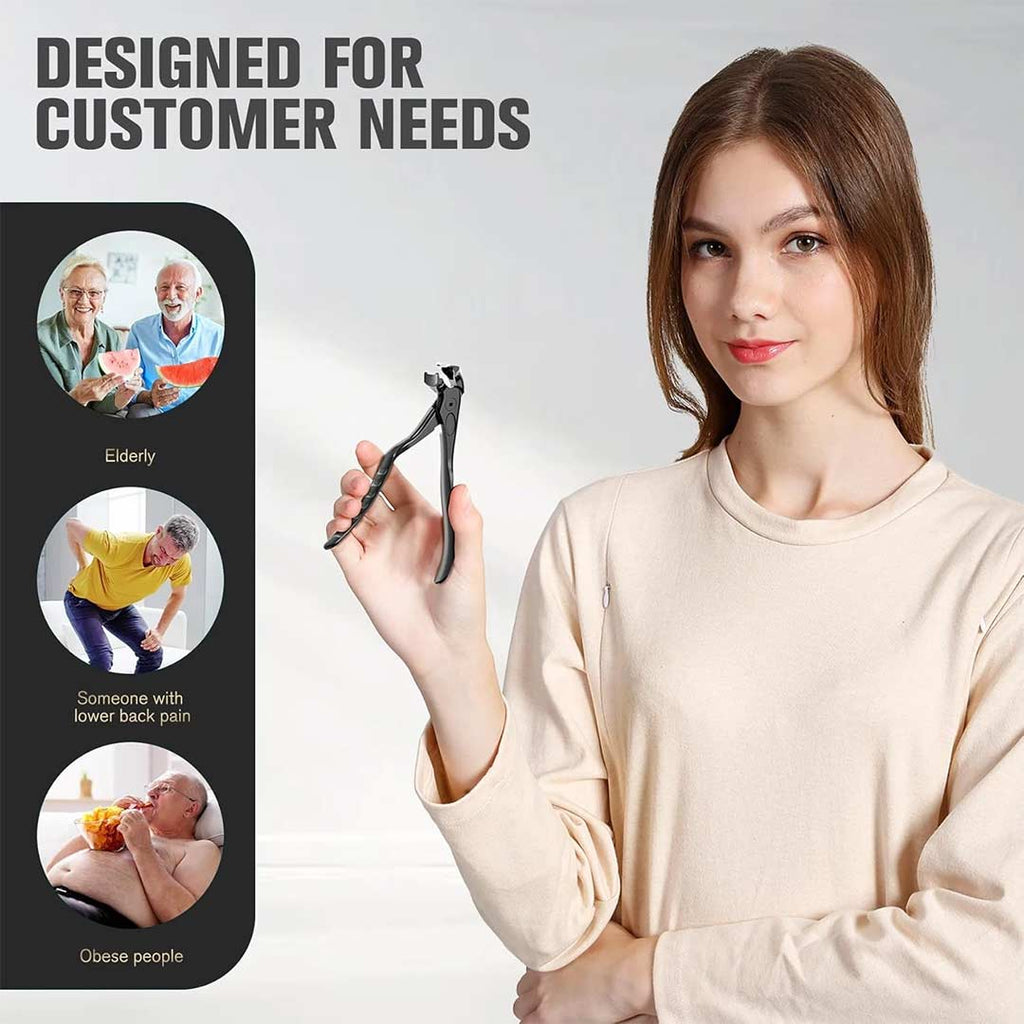 ✂️ Black Curved Nail Clipper