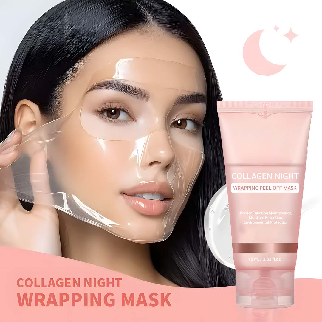 Collagen Night Wrapping Peel-Off Mask — Overnight Collagen Wrap for Firmer, Radiant Skin