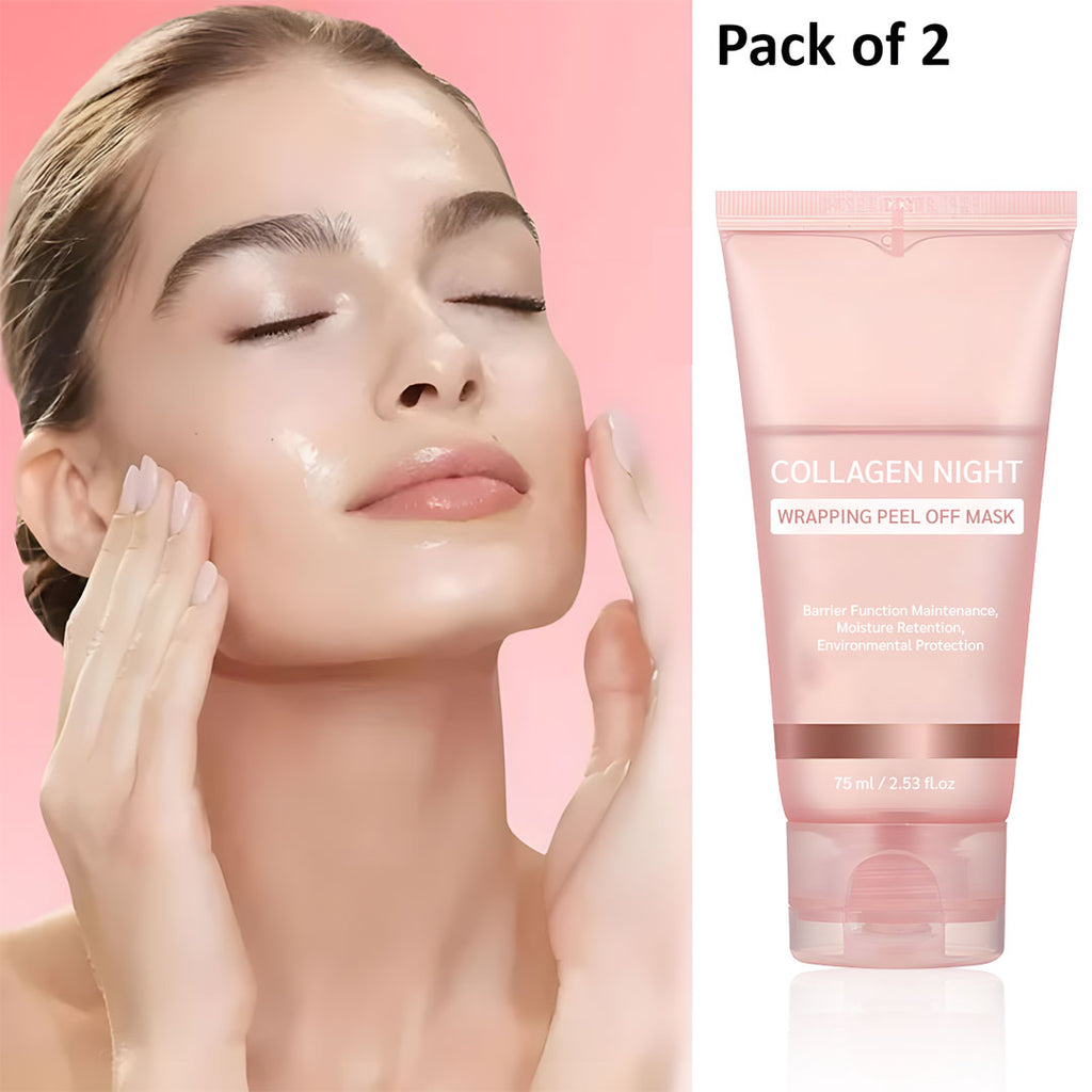 Collagen Night Wrapping Peel-Off Mask — Overnight Collagen Wrap for Firmer, Radiant Skin