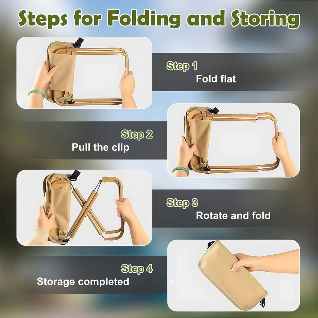 Foldable Backpack Stool