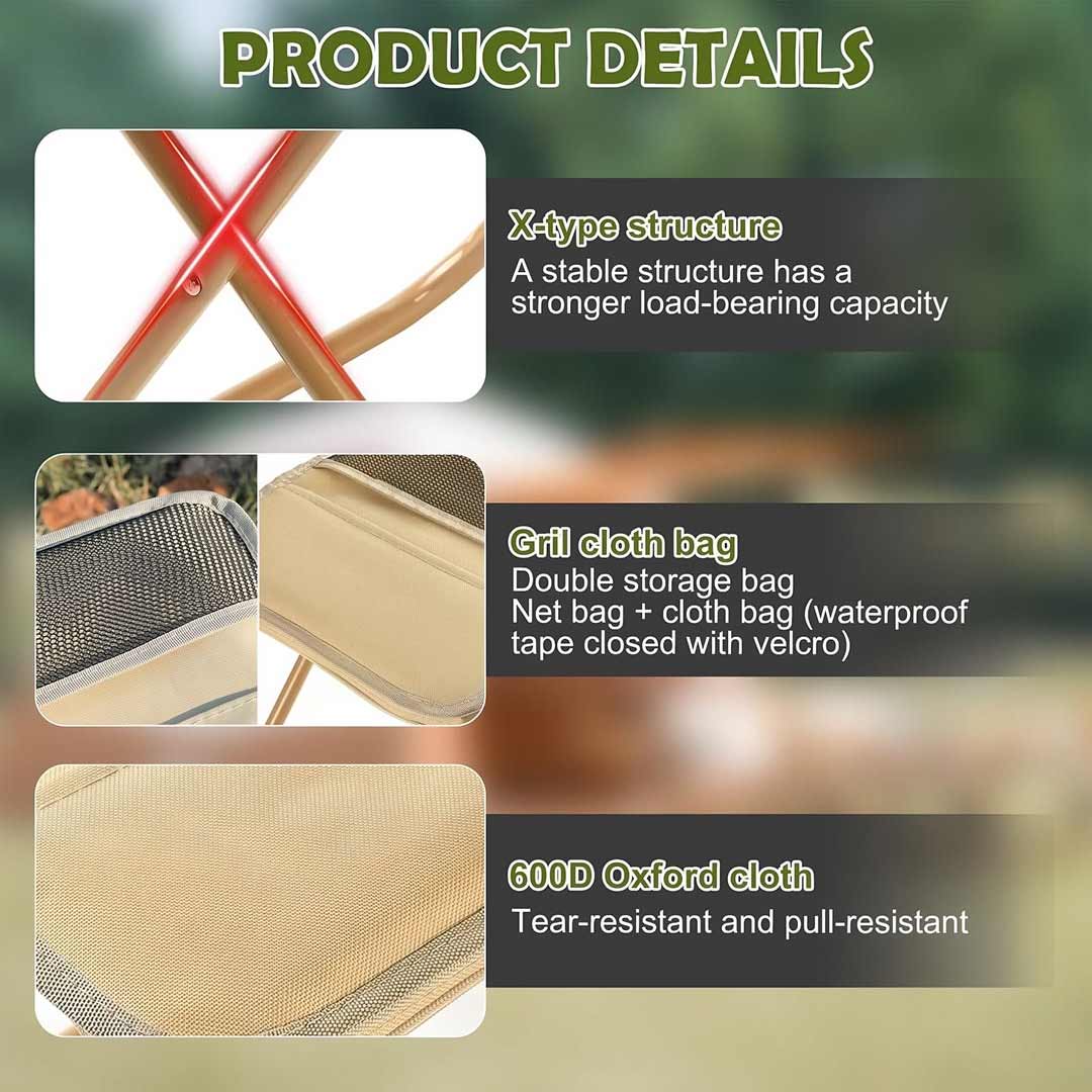 Foldable Backpack Stool