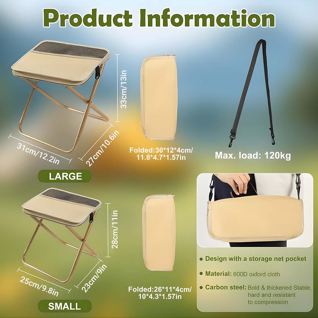 Foldable Backpack Stool