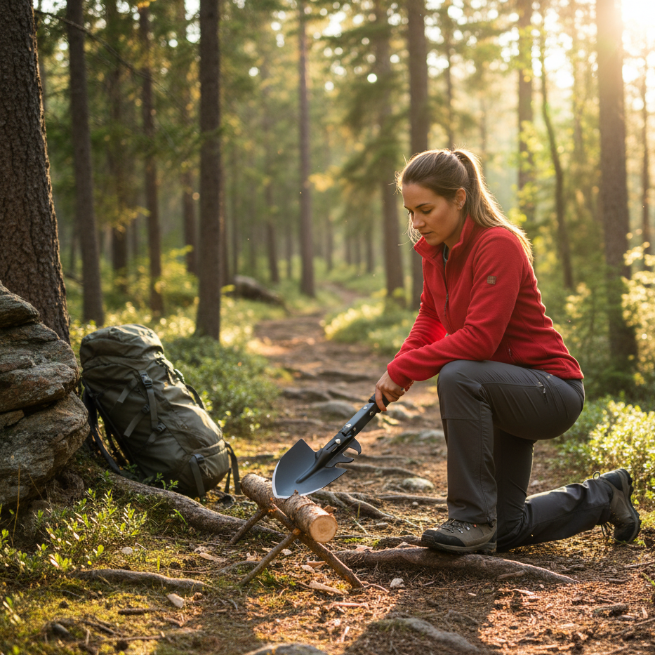 Ultimate Folding Survival Shovel: Multi-functional Tactical Tool for Camping & Emergencies 🏕️✨