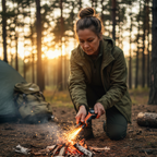Ultimate Multi-Functional Survival Fire Starter: All-Weather Ferro Rod with Compass & Emergency Whistle 🔥🧭