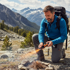 Ultimate Multi-Functional Survival Fire Starter: All-Weather Ferro Rod with Compass & Emergency Whistle 🔥🧭