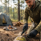 Python Series Tactical Folding Knife: High-Carbon Stainless Blade with CNC Nylon Fiber Grip 🔪🐍