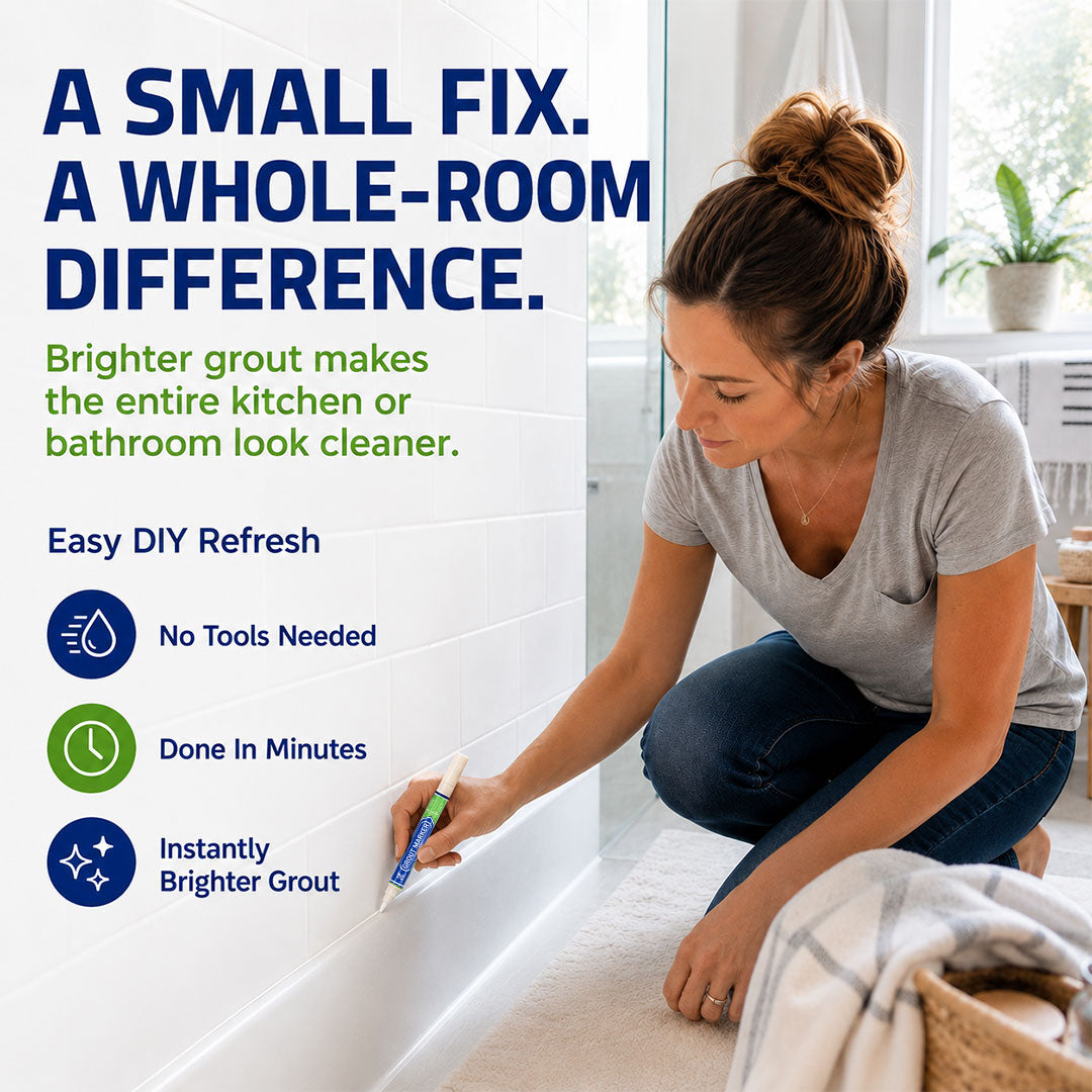 Grout Marker™ | Waterproof Tile Grout Paint & Repair Pen