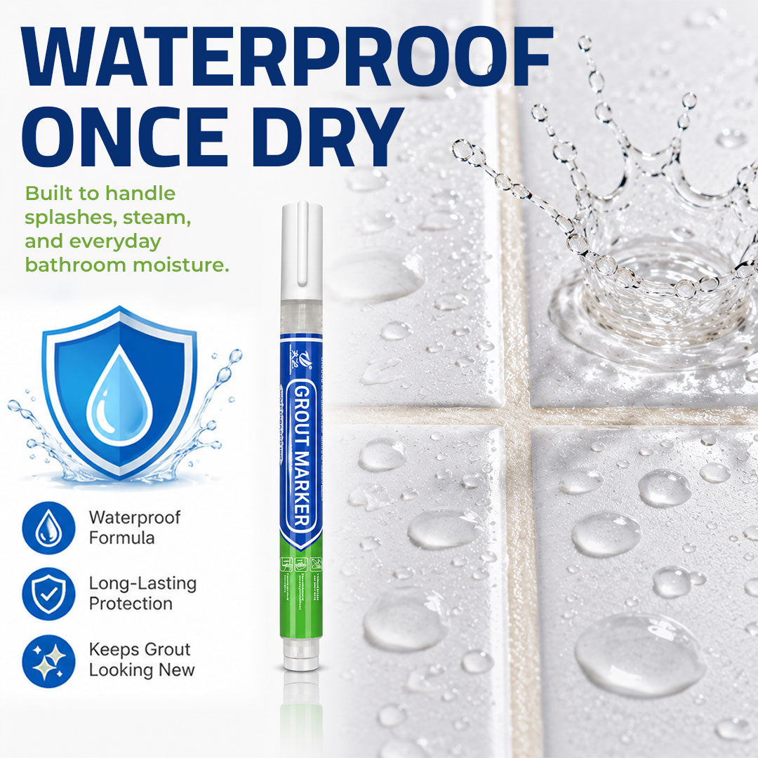Grout Marker™ | Waterproof Tile Grout Paint & Repair Pen