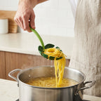 Large Slotted Leaf Spoon – Nature-Inspired Kitchen Tool for Serving & Draining Pasta, Vegetables, and Salads