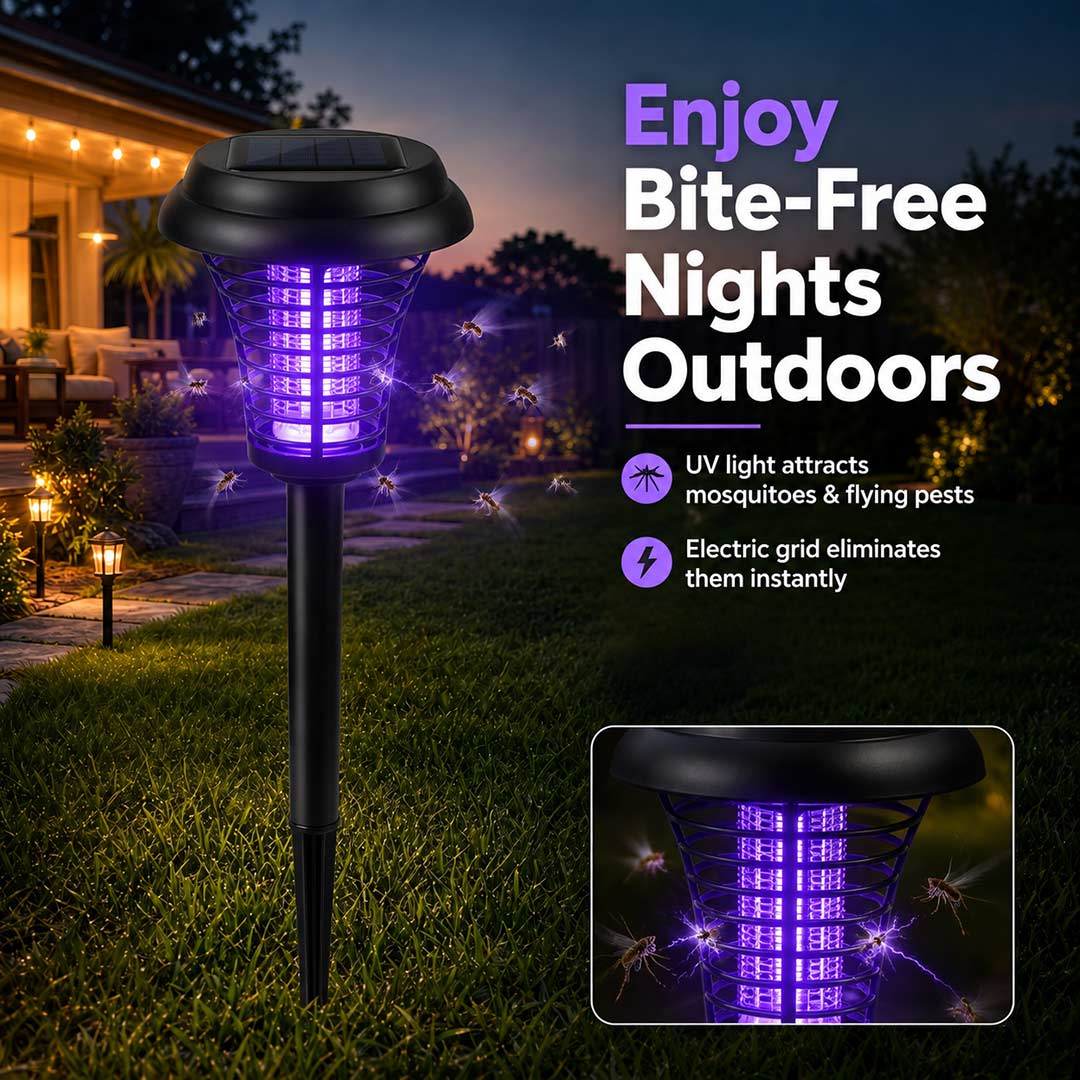 Solar Mosquito Zapper—Take Back Your Patio from Mosquitoes