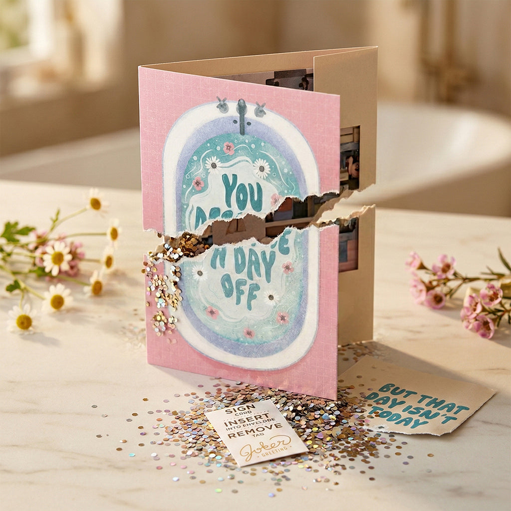 Endless Mom Talking Card with Glitter – Hilarious Mother’s Day Prank Card