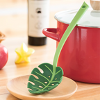 Large Slotted Leaf Spoon – Nature-Inspired Kitchen Tool for Serving & Draining Pasta, Vegetables, and Salads
