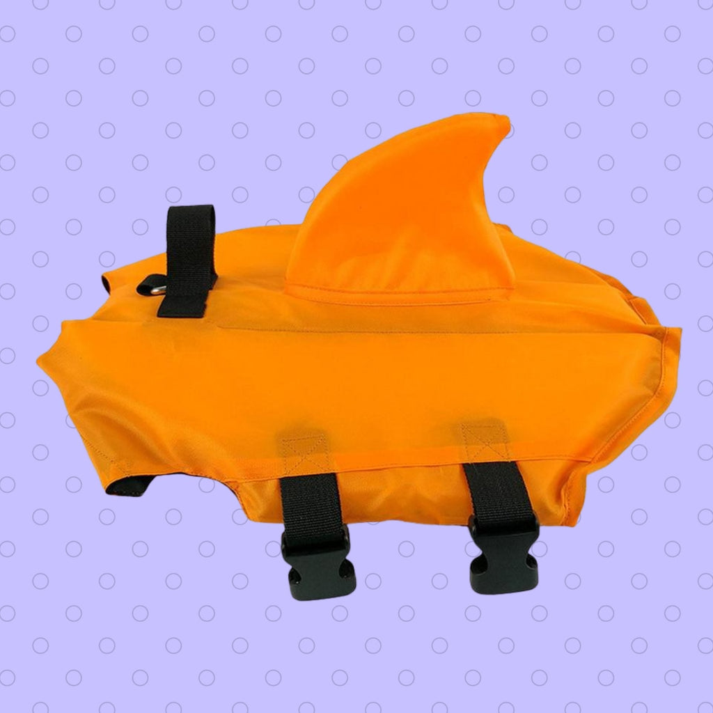 SharkDog Professional Dog Lifesaver - Adjustable Shark-Fin Swim Vest for All Breeds