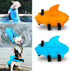 SharkDog Professional Dog Lifesaver - Adjustable Shark-Fin Swim Vest for All Breeds