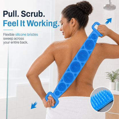 Double-Sided Silicone Back Scrubber