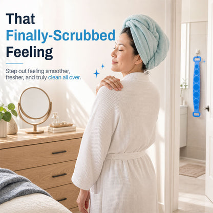 Double-Sided Silicone Back Scrubber