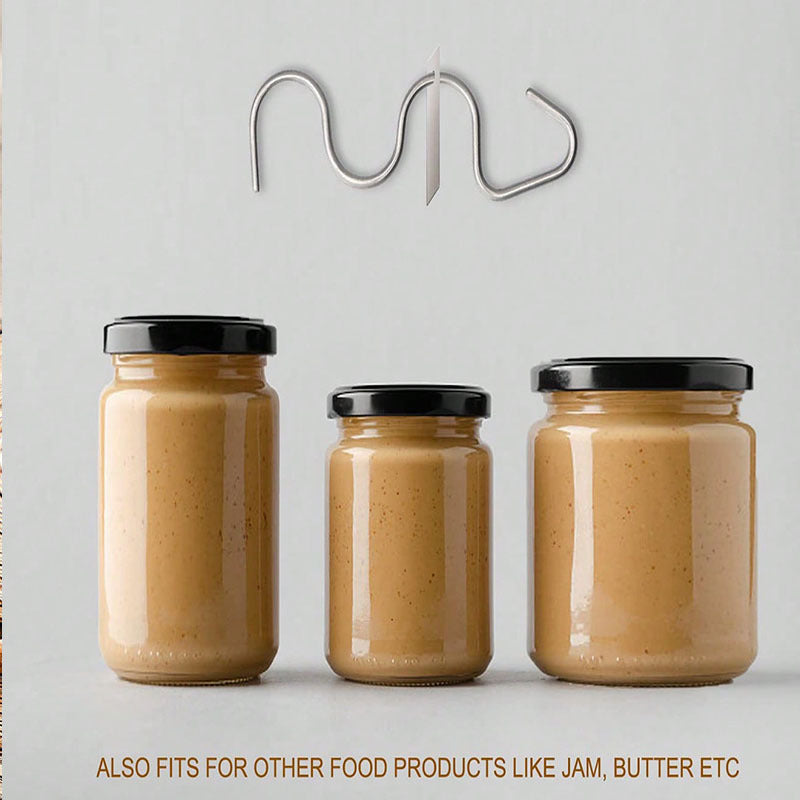 Stainless Steel Peanut Butter Mixer – Food-Grade Nut Butter Stirrer for Jars