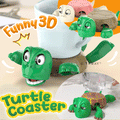 Funny 3D Turtle Coaster 🐢✨ | Surprise Pop-Up Design · Protects Surfaces from Rings & Heat