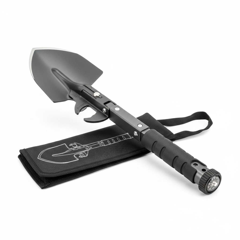 Ultimate Folding Survival Shovel: Multi-functional Tactical Tool for Camping & Emergencies 🏕️✨