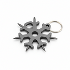 18-in-1 Snowflake Multi-Tool: Precision Carbon Steel EDC Pocket Wrench & Screwdriver Kit 🛠️❄️