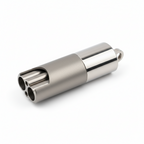 High-Decibel Triple-Pipe Emergency Survival Whistle: Professional Titanium & Stainless Steel EDC Signaling Tool 🏔️🔊