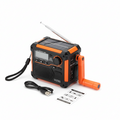 5-in-1 Emergency Survival Radio: Solar & Hand-Crank Weather Alert Radio with LED Flashlight & Power Bank 🔦☀️📻