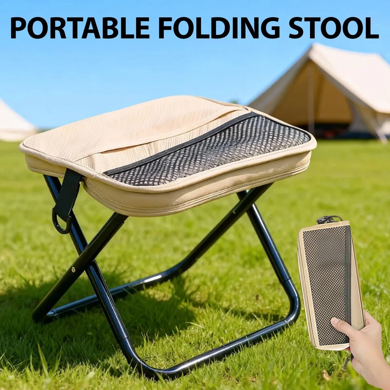 Foldable Backpack Stool