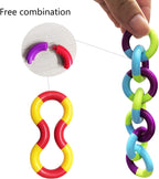 Quiet Twistable Fidget Toys Set – 5pcs Sensory Stress Relief for Kids & Adults, Portable & Creative Fun