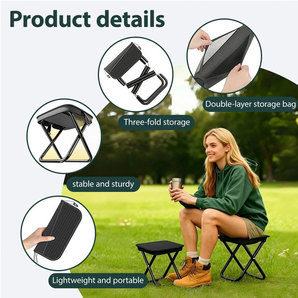 Foldable Backpack Stool