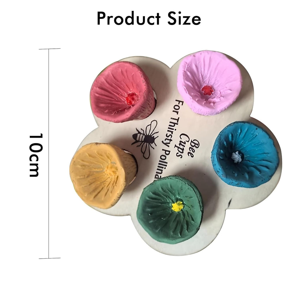 Bumblebee Insect Drinker – Colorful Water Station for Bees & Garden Pollinators