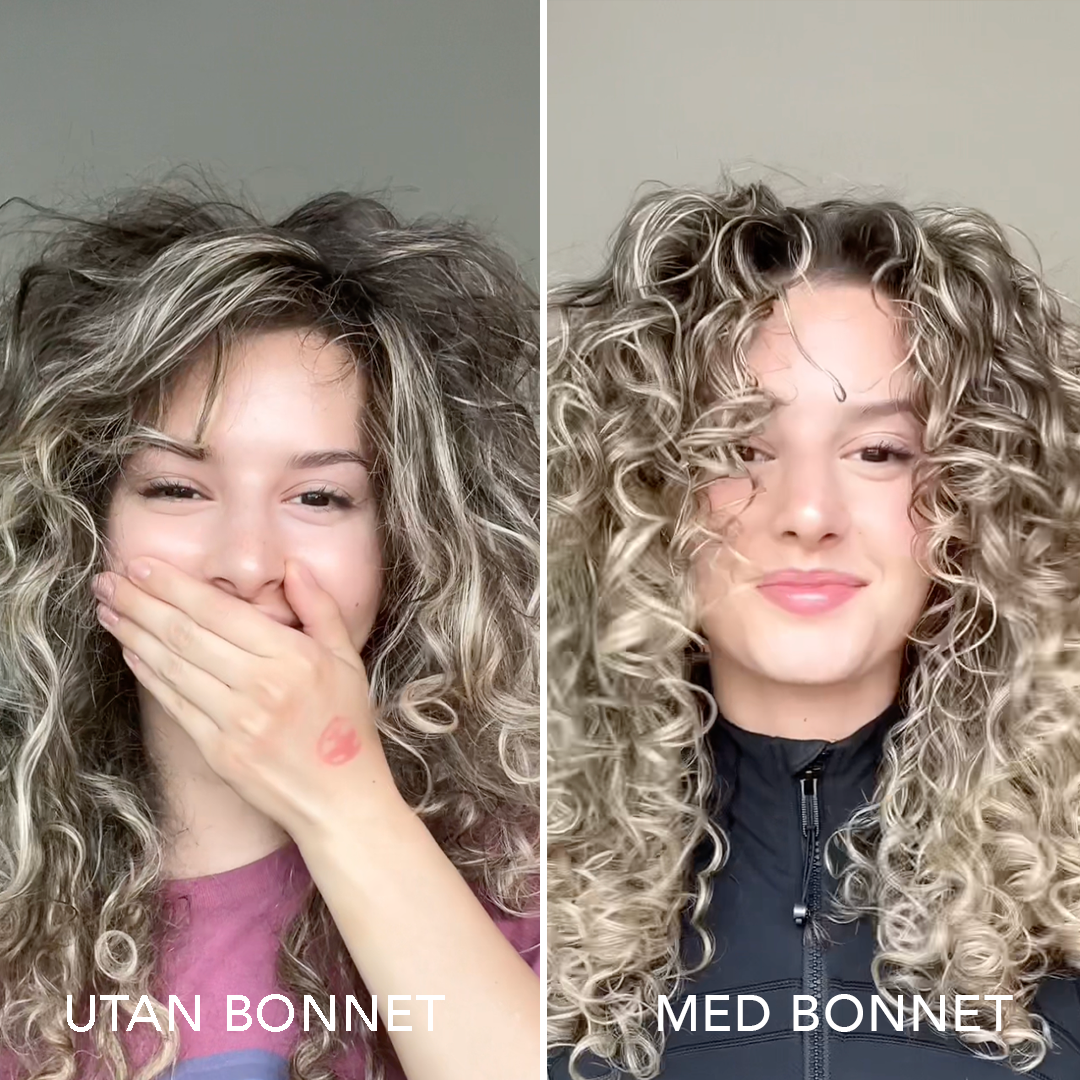 Wake-Up-Ready" Anti-Frizz Silk Bonnet with Adjustable Tie-Band