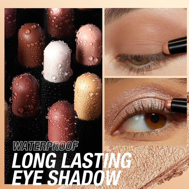 Waterproof Eyeshadow & Highlighter Stick – Creamy, Long-Lasting