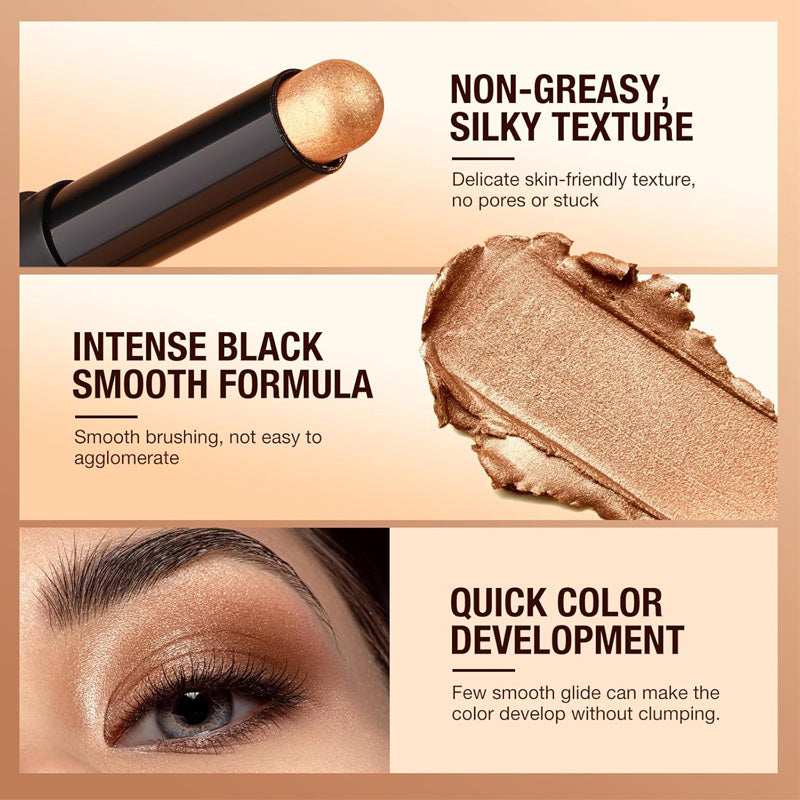 Waterproof Eyeshadow & Highlighter Stick – Creamy, Long-Lasting